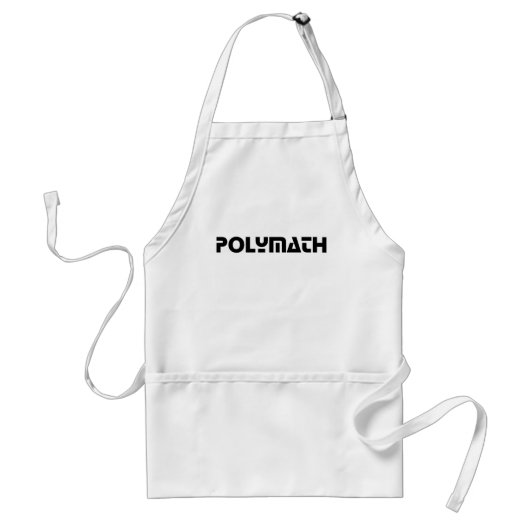 Polywiskunde Standaard Schort (Voorkant)