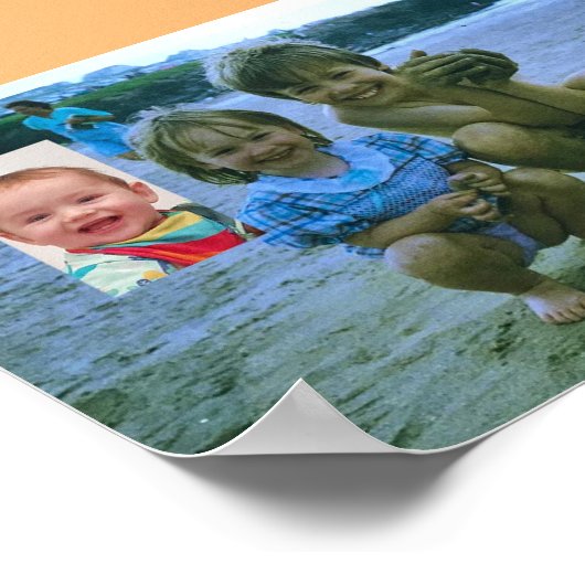 Polzeath Beach Children Poster (Hoek)