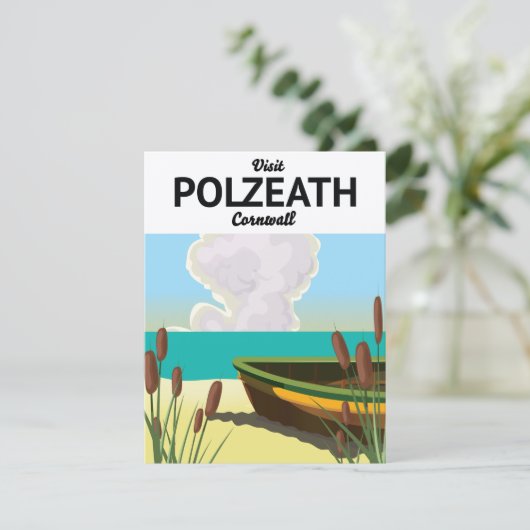Polzeath, Cornwall reisposter aan zee (Staand voorkant)
