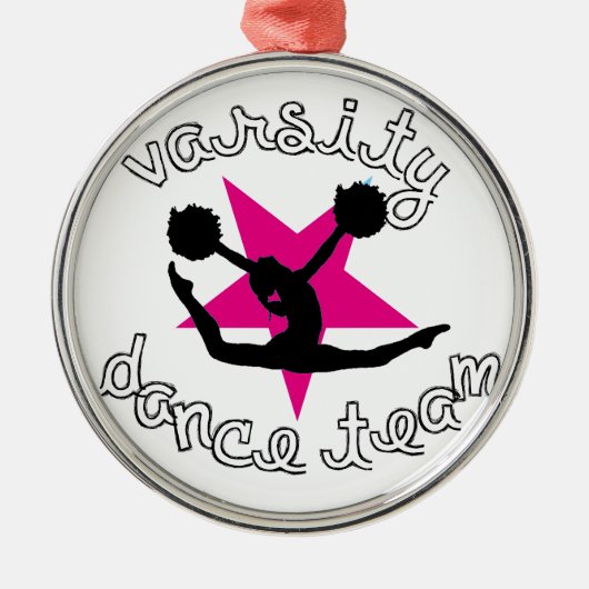 Pom Dance-team Metalen Ornament (Voorkant)