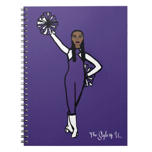 Pom Dancer Paars White Acent P Notitieboek (Voorkant)