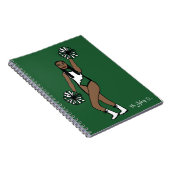 Pom Dancer White Green Accent P Notitieboek (Rechterzijde)