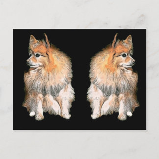 Pom die op Kerstman #2 wachten Feestdagenkaart