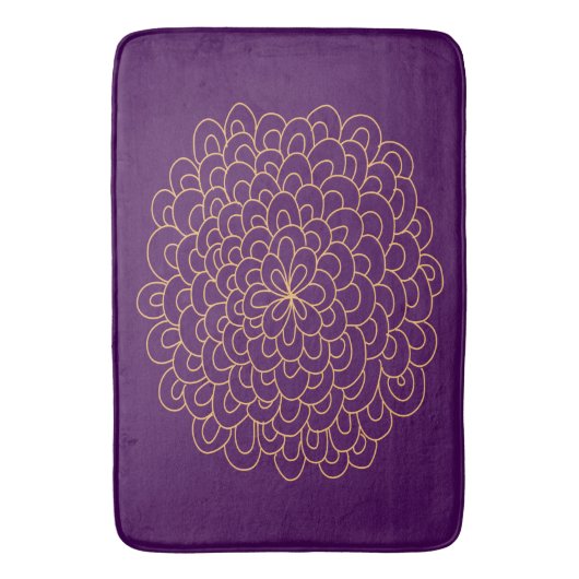Pom Flower Bath Mat (Voorkant Verticaal)