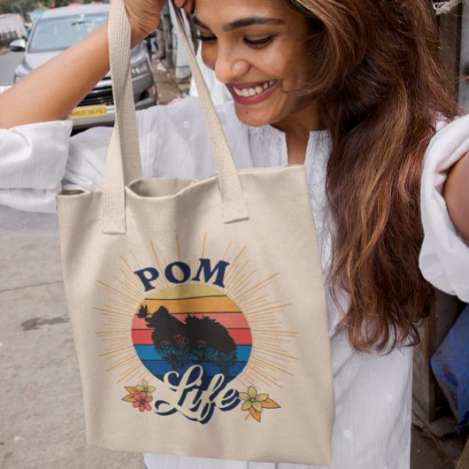 Pom Life Pomeranian Dog-Lover Tote Bag