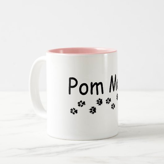 Pom Mam Coffee-Mok Tweekleurige Koffiemok (Voorkant links)
