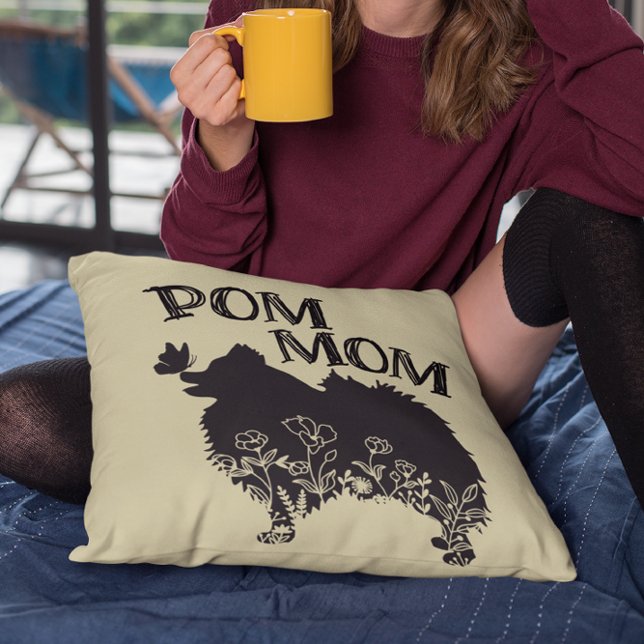 Pom Mam Pommeren Dog-Lover Kussen (Creator heeft geüpload)