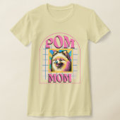 Pom Mom Dog Mama Shirt Gift voor Pommerse Eigenaar (Laagn)