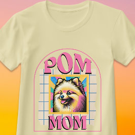Pom Mom Dog Mama Shirt Gift voor Pommerse Eigenaar