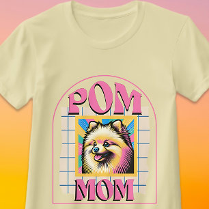 Pom Mom Dog Mama Shirt Gift voor Pommerse Eigenaar