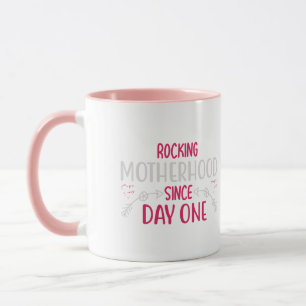 POM MOM Schattige Pompom Typografie Twee Tons Mok