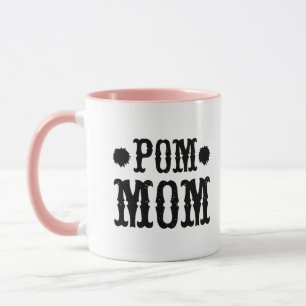 POM MOM Schattige Pompom Typografie Twee Tons Mok