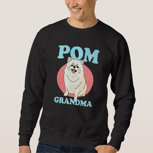 Pom Oma Hondenbezitter Pomeranian Trui (Voorkant)