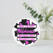 Pom Pom #3 Uitnodiging (Staand voorkant)