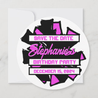 Pom Pom #3 Uitnodiging