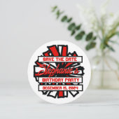 POM POM #8 Uitnodiging (Staand voorkant)