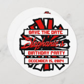 POM POM #8 Uitnodiging (Voorkant / Achterkant)