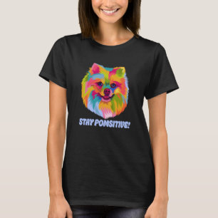 Pom Pom Animal Pun, Humor van Pomsitive Pomeranian T-shirt