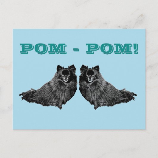 POM - POM BRIEFKAART (Voorkant)