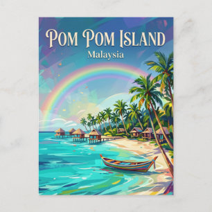 Pom Pom Eiland Maleisië Briefkaart