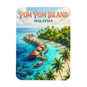 Pom Pom-eiland Maleisië Magneet