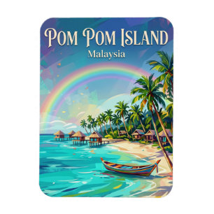 Pom Pom Eiland Maleisië Magneet