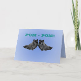 POM - POM FEESTDAGEN KAART