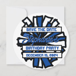 Pom Pom Flat Uitnodiging, #2 Kaart