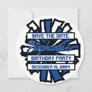 Pom Pom Flat Uitnodiging, #2 Kaart