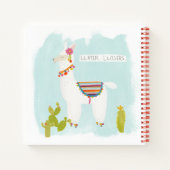 Pom Pom Llama Rama- Llater Llosers Notitieboek (Achterkant)