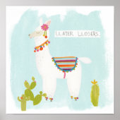 Pom Pom Llama Rama- Llater Llosers Poster (Voorkant)