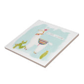 Pom Pom Llama Rama- Llater Llosers Tegeltje (Zijkant)