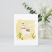 Pom Pom Llama Rama - Sparen de Drama voor Uw Llama Briefkaart (Staand voorkant)