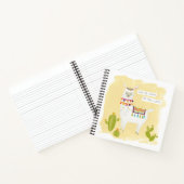 Pom Pom Llama Rama - Sparen de Drama voor Uw Llama Notitieboek (Binnen)