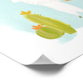 Pom Pom Llama Rama - Whole Lotta Llama Poster (Hoek)