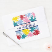 POM POM VIERKANTE STICKER (Envelop)