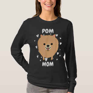 Pom Pommeren mama mama mama mama moeder T-shirt