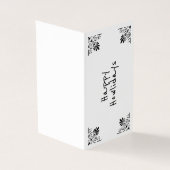 Pom Santa kerstmis sack rode geschenken linten DIY Kaart (Buitenkant)