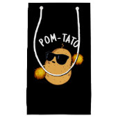 Pom-tato Funny Potato Pun Dark BG Klein Cadeauzakje (Voorkant)