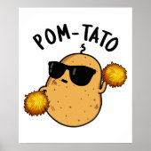 Pom-tato Funny Potato Pun Poster (Voorkant)