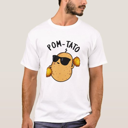 Pom-tato Funny Potato Pun T-shirt (Voorkant)
