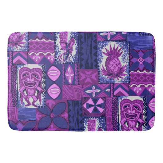 Pomaika’i Tiki Hawaiian Tapa Badmat (Voorkant)