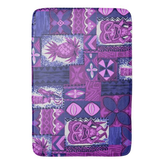 Pomaika’i Tiki Hawaiian  Tapa Badmat (Voorkant Verticaal)