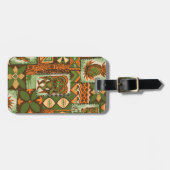 Pomaika’i Tiki Hawaiian  Tapa Bagagelabel (Voorkant horizontaal)