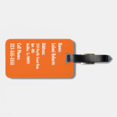 Pomaika’i Tiki Hawaiian  Tapa Bagagelabel (Achterkant horizontaal)