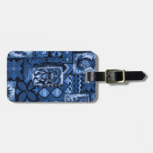 Pomaika’i Tiki Hawaiian  Tapa Bagagelabel (Voorkant horizontaal)