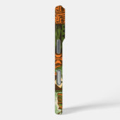 Pomaika’i Tiki Hawaiian  Tapa Case-Mate iPhone Case (Achterkant / Rechts)