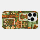 Pomaika’i Tiki Hawaiian  Tapa Case-Mate iPhone Case (Achterkant (horizontaal))
