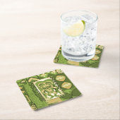 Pomaika’i Tiki Hawaiian  Tapa Kartonnen Onderzetters (Insitu)