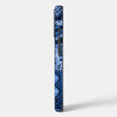 Pomaika’i Tiki Hawaiian Tapa Navy Case-Mate iPhone Case (Achterkant / Links)
